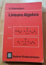U.Stammbach: Lineare Algebra, 1980