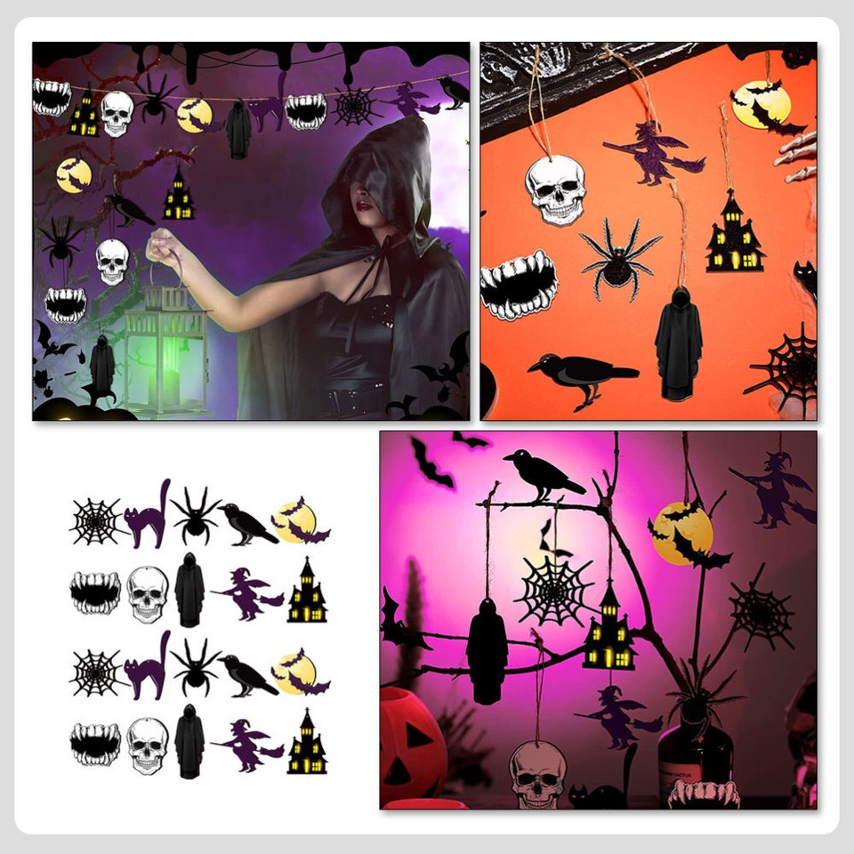 30 Pcs Halloween Hanging Decoration Home Décor Decorations Christmas