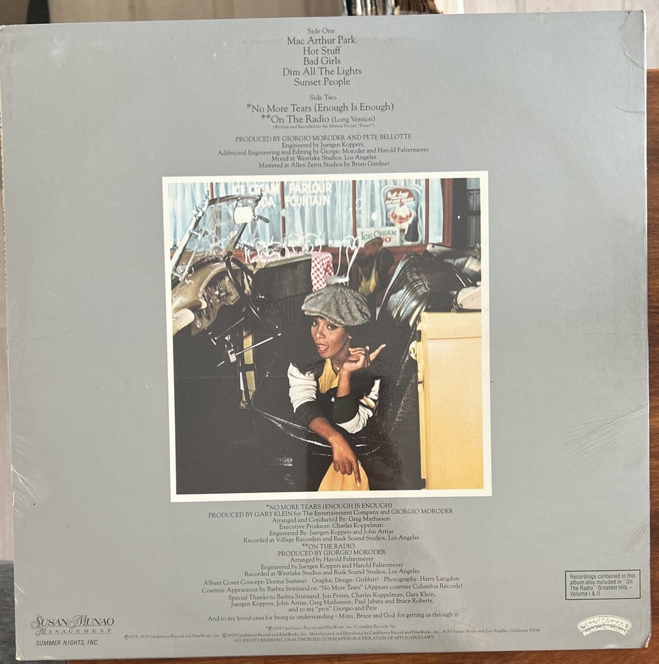 1979 Casablanca Records Donna Summer Greatest Hits Volume 2 Vinyl Album