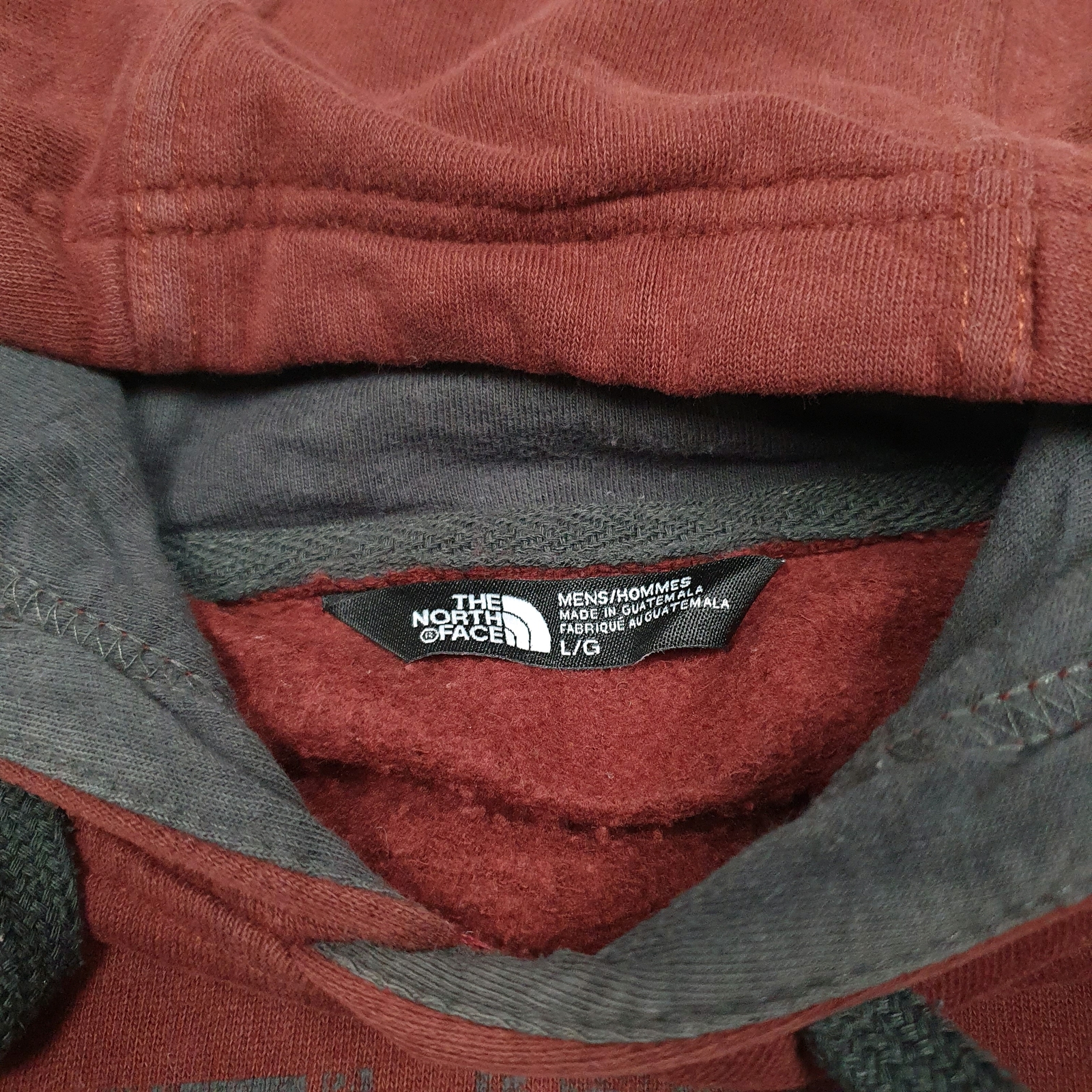 THE NORTH FACE Hoodie Spellout Jumper Sweatshirt Mens L image 2