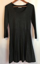 Calvin Klein Sweater Dress Size M Gray Long Sleeve (k13)