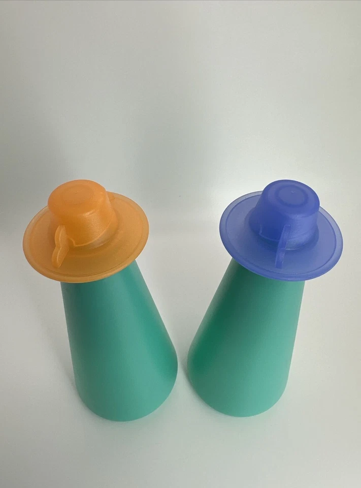 Tupperware Impressions Cruet 350 ml set bottiglia condimento insalata olio e aceto #3352 - Immagine 2 di 4