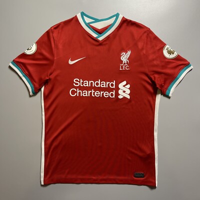 LIVERPOOL NIKE 2020/2021 FOOTBALL HOME JERSEY #4 VIRGIL SIZE “S