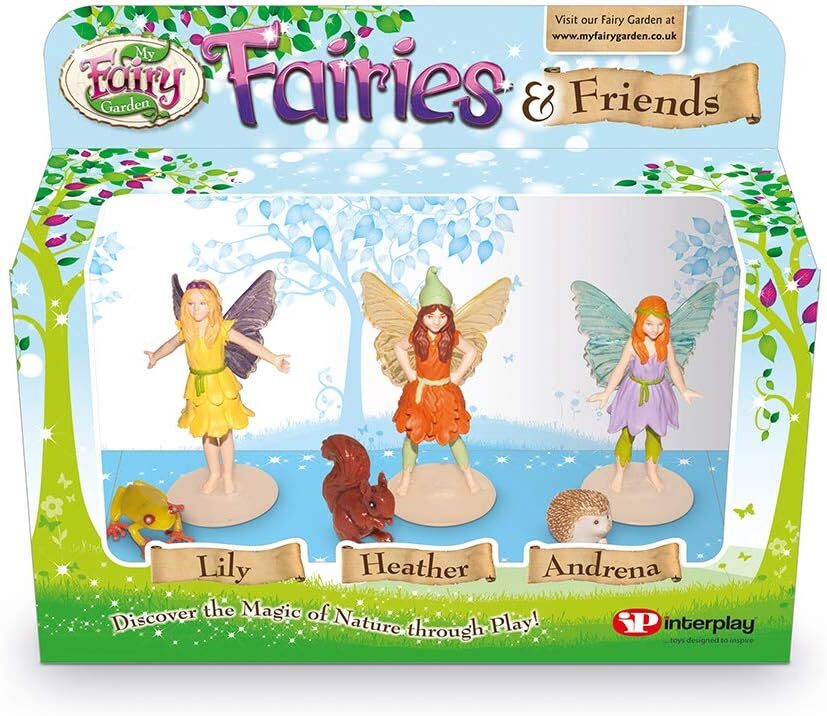 My Fairy Garden FG203 Fairies and Friends Figurines, Multicolor | eBay