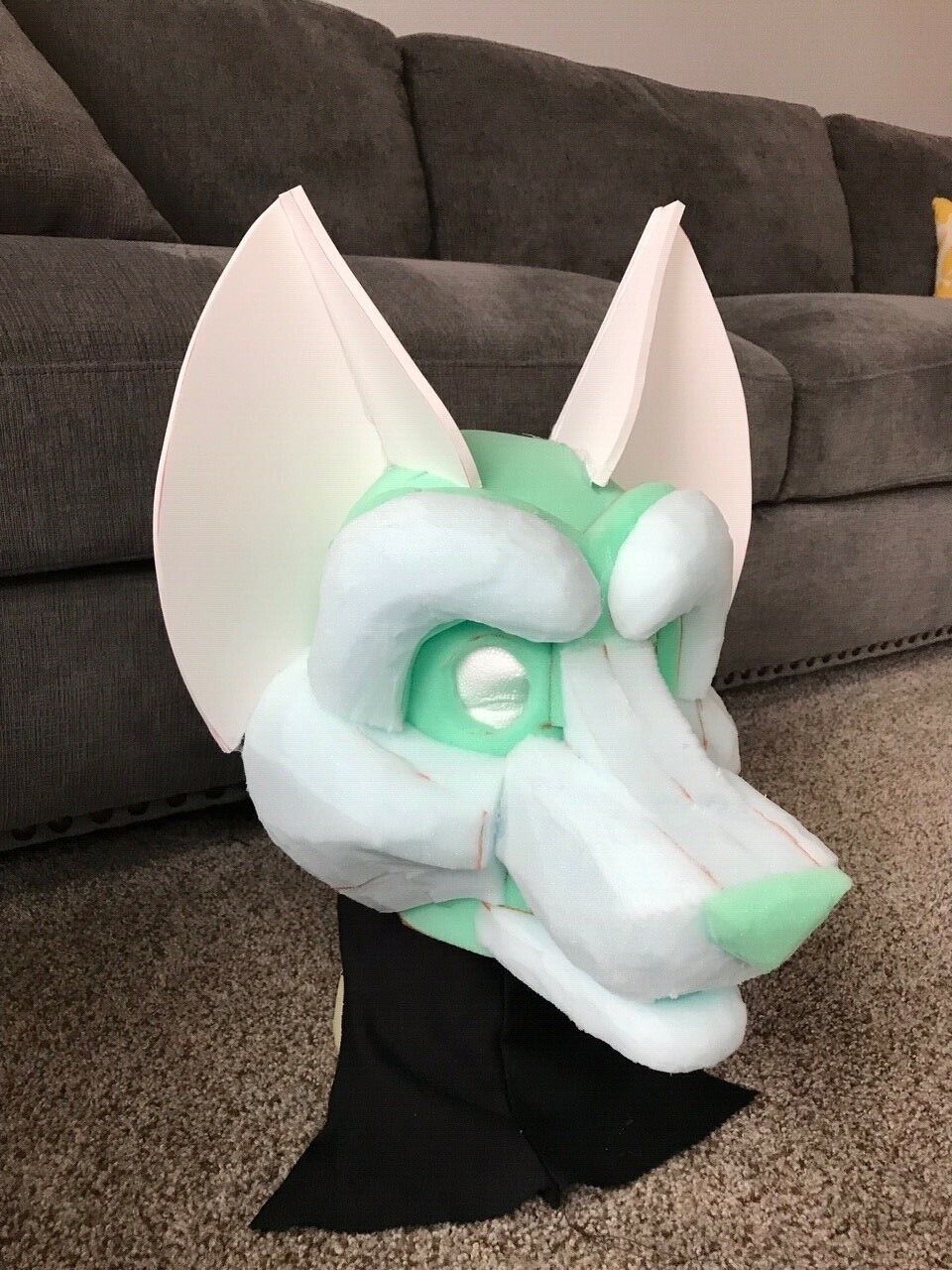 READY TO FUR foam head base — Nuke Creations