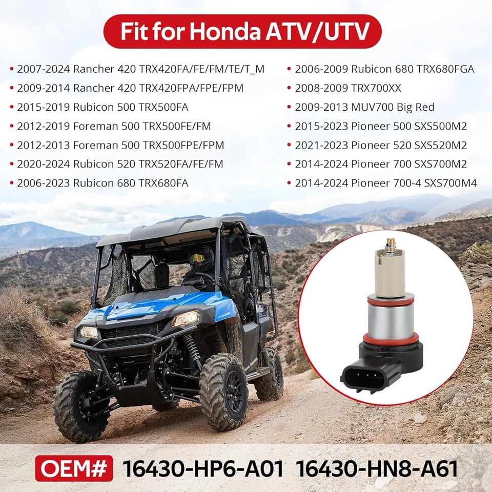 ✨Válvula de control de aire inactivo 16430-HP6-A01 para Honda Rincon Rancher Pioneer Foreman✨ Foto 4 de 4