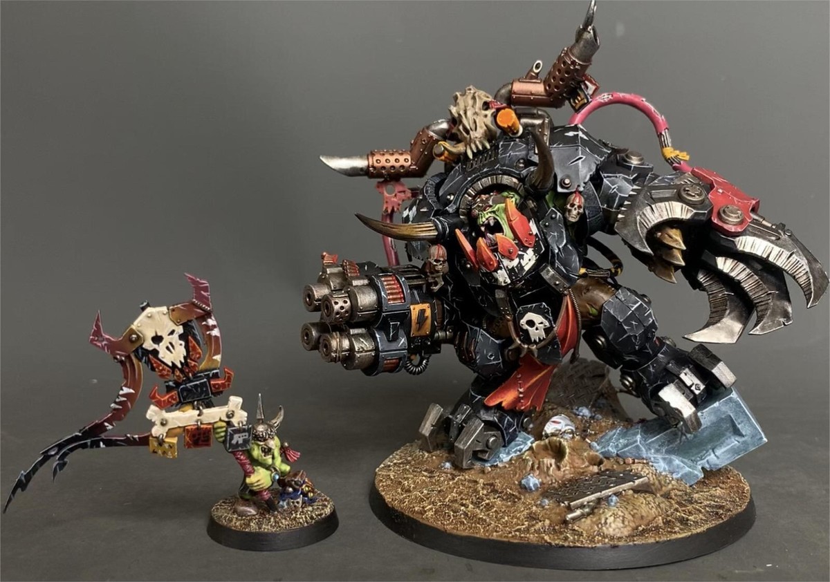 Warhammer 40K Ghazghkull Thraka Xenos Armies Orks Presale Painted
