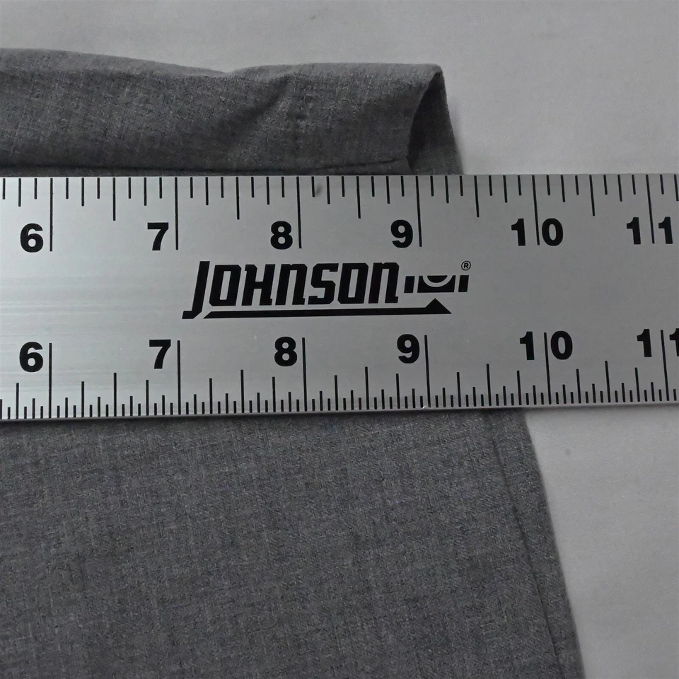 NUEVO Joe Joseph Abboud 42 x 9" Gris Rendimiento Hombres Vestido Frente Plano Pantalones Cortos Foto 4 de 4