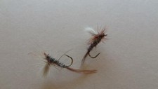 1 DOZ DF-6 PARACHUTE MARCH BROWN SELECT YOUR SIZE DRY FLY