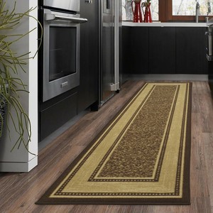 Runner-Rug-20-034-x-59-034-Chocolate-Brown-Jute-back-Low-pile-Fade-and-Wear-Resistant