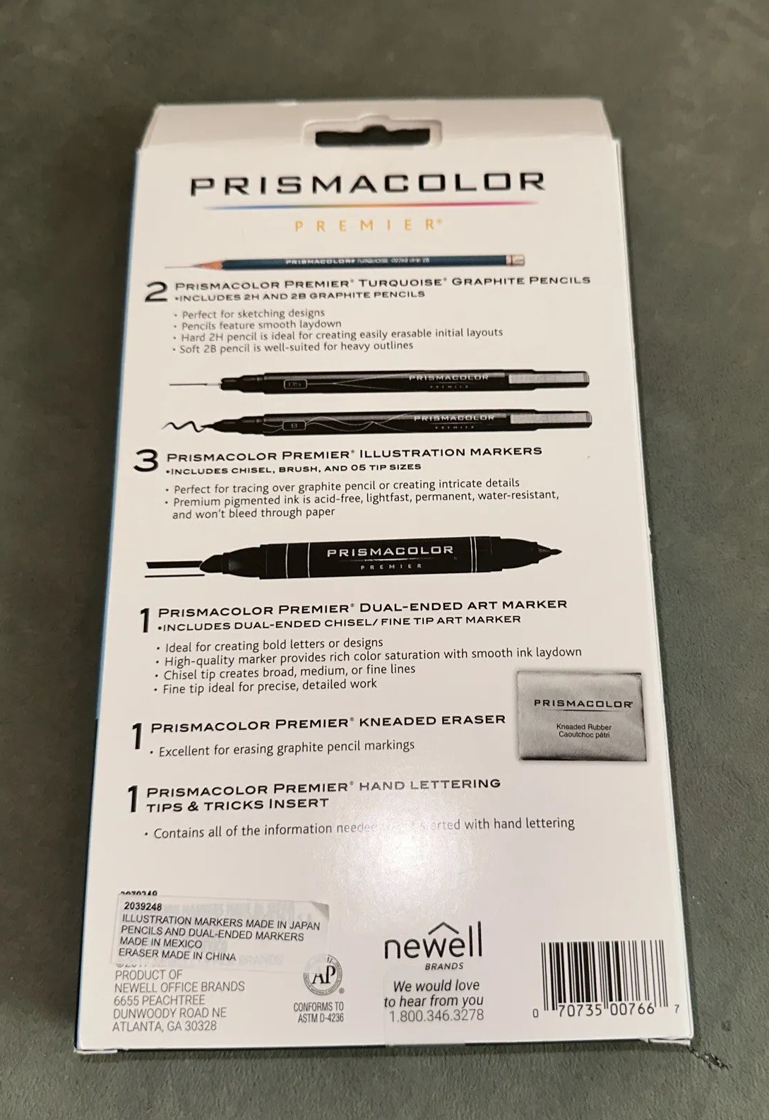 Prismacolor Premier Hand Lettering Beginner Set, 8 Count NEW In Box.  Great Gift