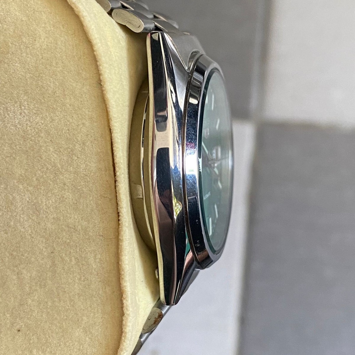 RARE Seiko 5 SNX447 Automatic 7S26-0480 Green Dial Day Date