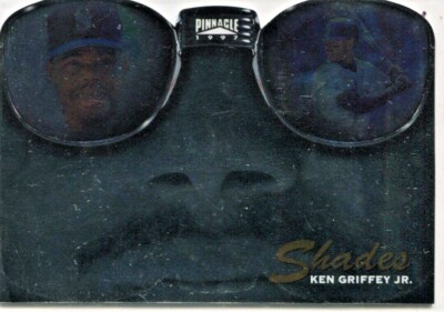 1997 Pinnacle - KEN GRIFFEY JR - Shades Die Cut Foil Insert #1