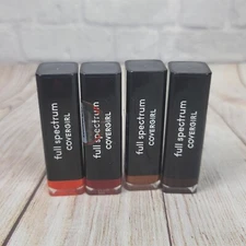 COVERGIRL FULL SPECTRUM LIPSTICK LOT OF 4- ASSORTED COLORS 0.12oz
