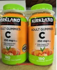 Kirkland Signature Adult Gummie C 250 mg - 2 Bottles x 180   Exp: 04/2026