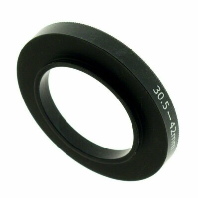 Stecker 30,5 mm auf Buchse T2 42 mm Befestigung Adapter Schrittring (UK-Bestand) Brandneu in Verpackung