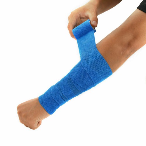 12 x selbsthaftende Haftbandagen Fixierbinde kohäsiv Bandage Verband 5cm x 4.5m- - Bild 13 von 42