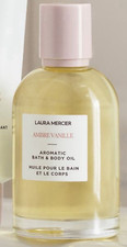 Laura Mercier AMBRE VANILLE Aromatic Bath Body Oil 3.3oz / 100ml