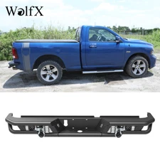 Powder-Coated Rear Bumper Set For 2019 2020 2021 2022 2023 2024 RAM 1500 Classic