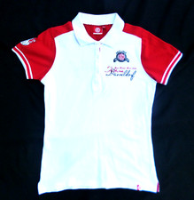 Fortuna Düsseldorf Damen Polo Shirt Gr. XL - Rot /Weiß "Meine Heimat meine Liebe