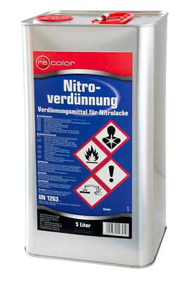 Nitroverdünnung 5 Liter Nitro Verdünnung Reinigungsverdünnung Recolor NC5000