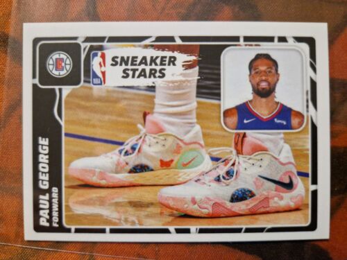 PAUL GEORGE 2022-23 Panini NBA Sticker Collection SNEAKER STARS #66 - Picture 1 of 2