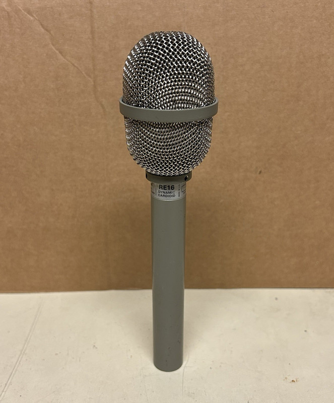 Electro-Voice RE16 Wired Dynamic Cardioid Microphone XLR 3-Pin, Switch, Gray