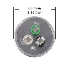 2 Pcs 40+5 Uf 40/5 MFD ±6% 370V/440 VAC CBB65 Dual Run Circular Start Capacit...