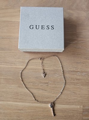 GUESS Kette mit Anhänger Damen Schmuck Geschenk Goldfarben
