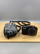 NIKON COOLPIX L610 16.0MP Digital Camera. Black. Case. For Parts Or Not Working.