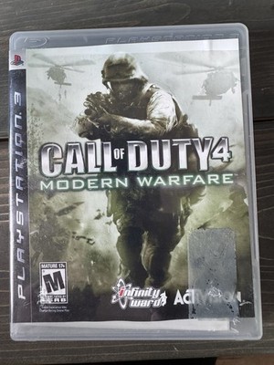 Activision Call of Duty 4: Modern Warfare PS3 w/ Case & Manual Multiplayer