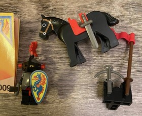 Lego Castle Black Knight Set 6009 100% Complete With Box Vintage Set Rare