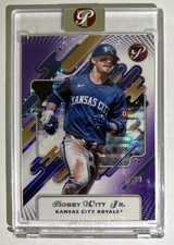 BOBBY WITT JR. 2025 TOPPS PRISTINE PURPLE REFRACTOR ROYALS /99 ROYALS