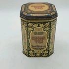 Vintage China Tea Tin Hinged Thomas Martin & Co. Daher England