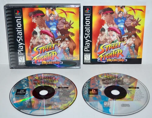 Street Fighter Collection (Sony PlayStation 1, 1997) PS1 PSOne PSX 2 3 MINT🔥