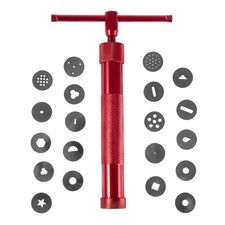 Stainless Steel Clay Extruder Sugar Paste Cake Fondant Red