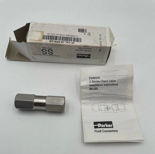 New Parker 4F-C4L-25-EPR-SS C-series Check Valve