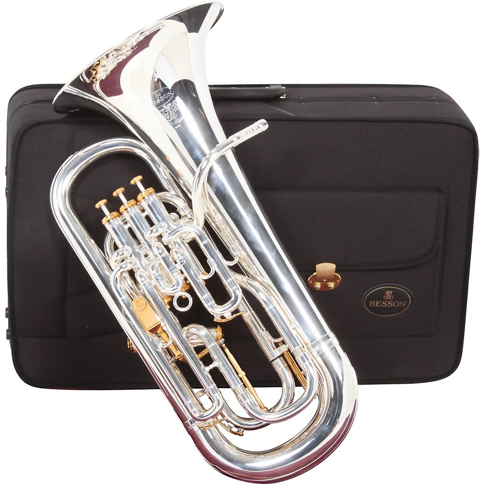Besson BE2052 Prestige Series Compensating Euphonium Silver | eBay