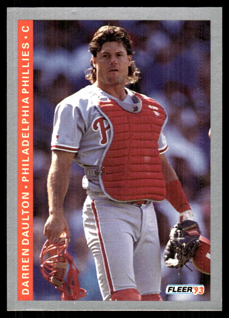 Darren Daulton 1993 Fleer #100 Phillies FREE SHIPPING StackedPacks