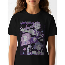 KPop Demon Hunters Children T-Shirt Cartoon Kids Shirt Cool Girls Tee Sizes 4-16