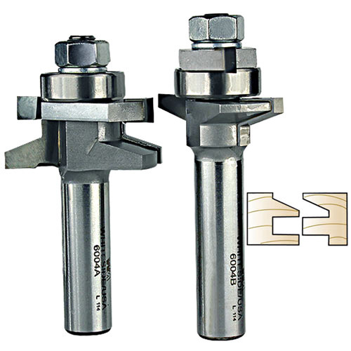 Whiteside Straight Stile & Rail Bit Set, 1/2 in. SH