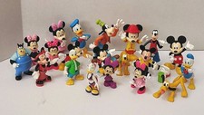 Mixed Lot 20 Disney Mickey Minnie Mouse Friends PVC Figurines Goofy Pluto