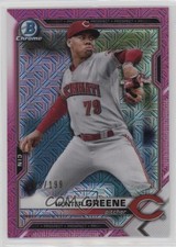 2021 Bowman Chrome Prospects Mega Box Pink Mojo Refractor Hunter Greene 0s55
