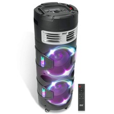 Pyle Portable Bluetooth PA Speaker System 1200W Outdoor Bluetooth Speaker Po...