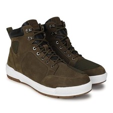 "Royal Enfield Olive City Cruising Botas de Motocicleta Medio Tobillo Zapatos de Montar"