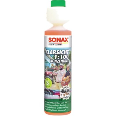 SONAX KlarSicht Konzentrat Scheibenreiniger Sommer 250 ml Autopflege 1:100 25L