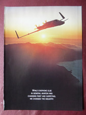 8/1989 PUB BEECHCRAFT RAYTHEON STARSHIP BUSINESS AIRCRAFT AVION ORIGINAL AD