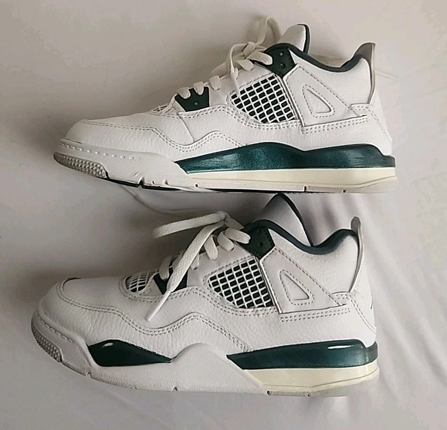 Nike Air Jordan 4 Retro Verde Juvenil Talla 1Y Foto 3 de 4