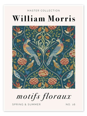 Poster Motifs Floraux - Spring + Summer - William Morris