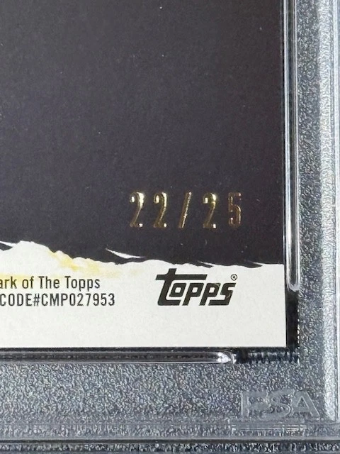 PSA 10 - 2018 TOPPS STAR WARS #4 CHEWBACCA - SOLO MOVIE - ORANGE - #22/25 - Image 3 of 3